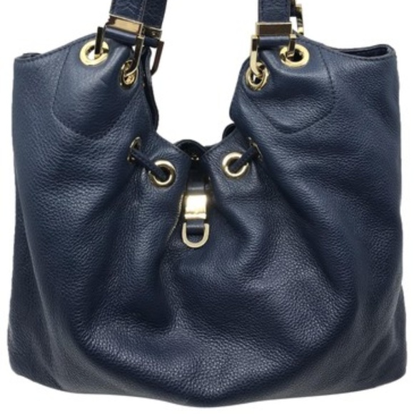 dark blue michael kors bag